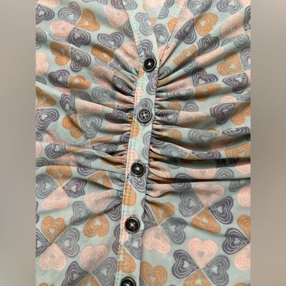 Free People Shirtee Sheer Heart Top - Picture 4 of 10